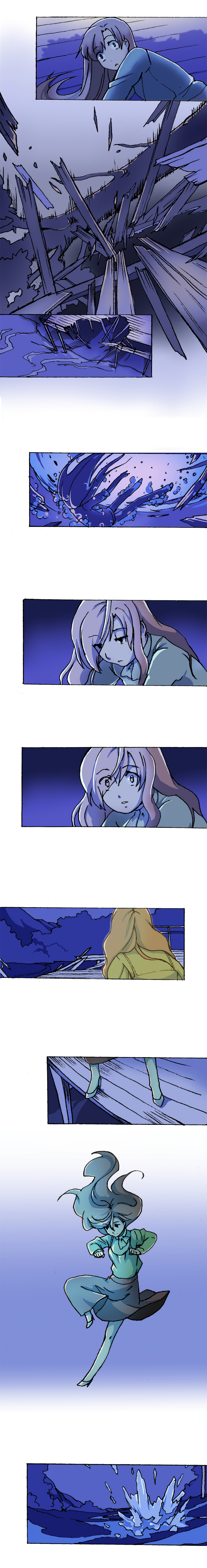 Wip Rikeza Deviantart Comic page color by Rikeza on DeviantArt