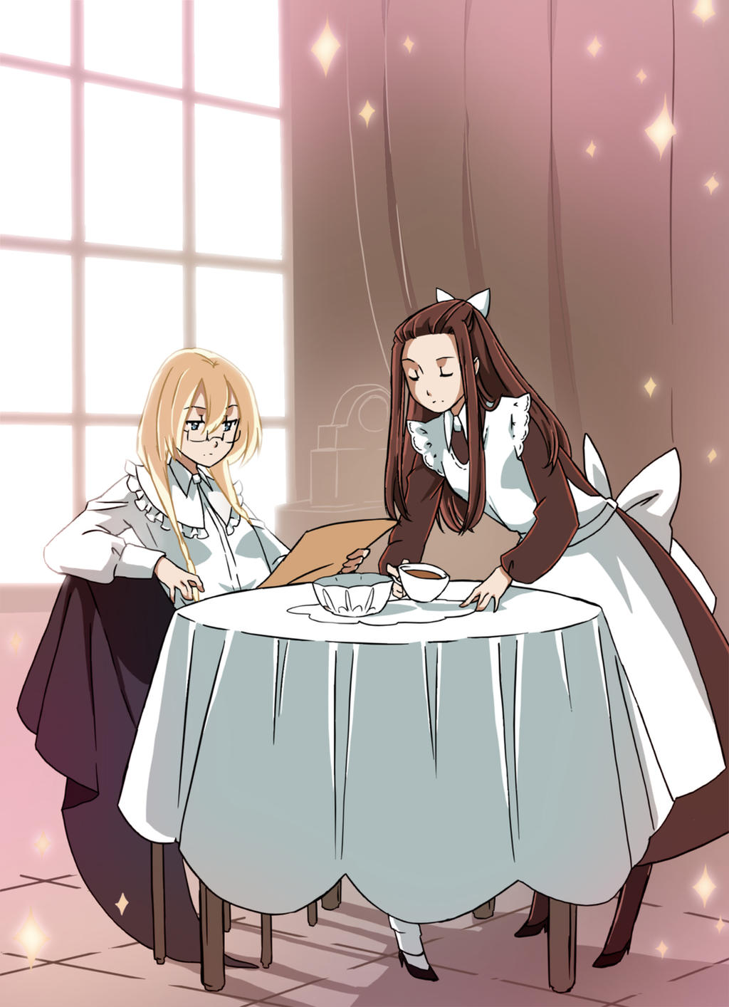 Wip Rikeza Deviantart Teatime by Rikeza on DeviantArt