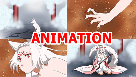 Kitsune transformation animation