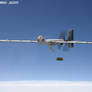 RAF Drone dropping an air-fuel aerial bomb...