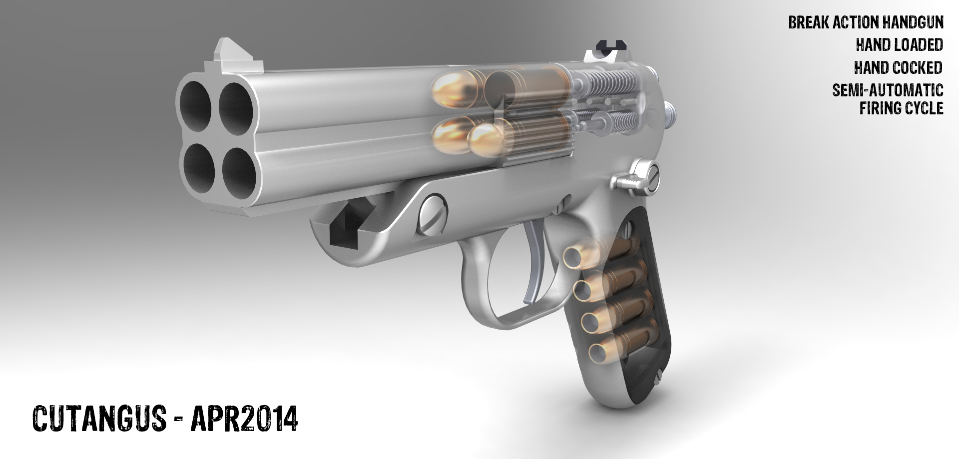 FOUR-BARREL CHROME FINISH by CUTANGUS on DeviantArt