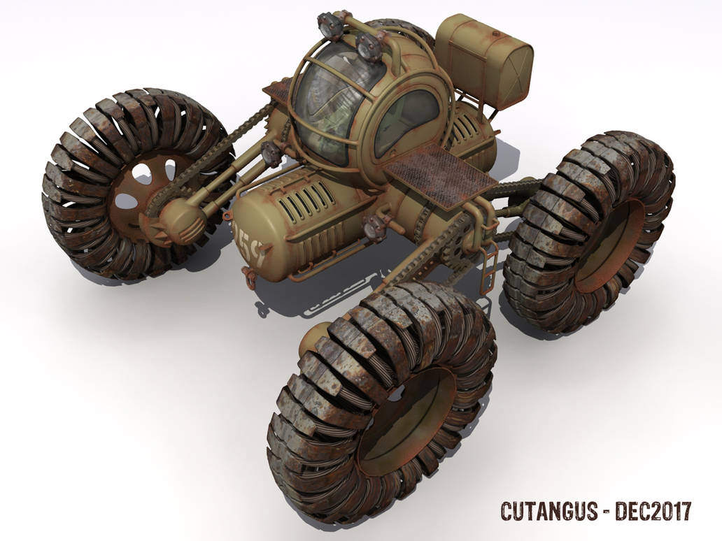 Metal blade wheels by CUTANGUS