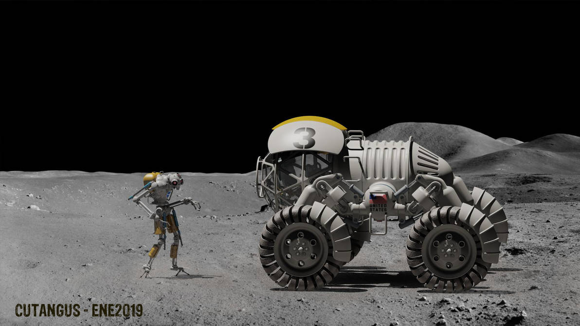 Manoeuvering in the Moon by CUTANGUS
