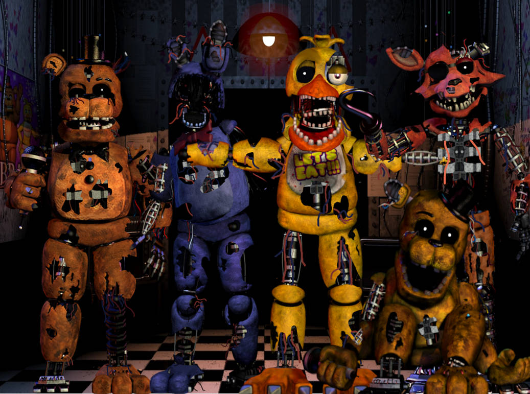 Pre Rotten Animatronics The Decaying Animatronics by FuntimeBonniestan on DeviantArt