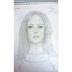 My first face drawing