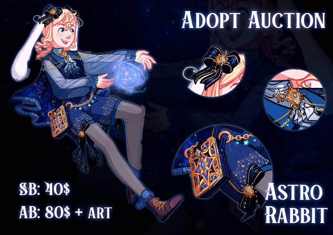 Astres Rabbit ASTRO RABBIT | ADOPT AUCTION | OPEN by Shadow-Wood on DeviantArt