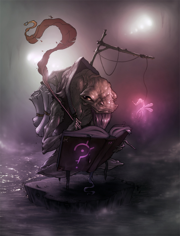 Mythmonger, deep lizard. by glitchritual
