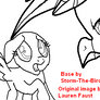 MLP Scared by griffin base -TRACED WITH CREDIT-