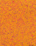 Orange on Yellow Splatter II