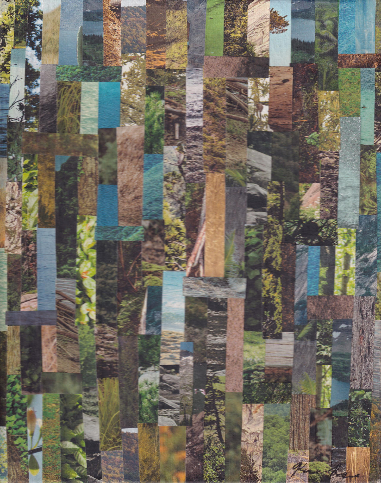 Abstract Nature Collage II by karenreiser on DeviantArt