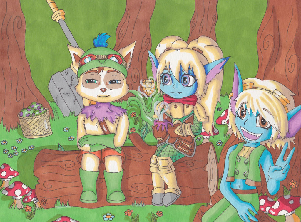 Yordles by Miirstre on DeviantArt