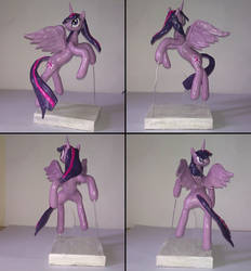 Alicorn Twilight sculpture- Multiple views