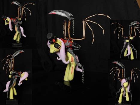 Gothic Fluttershy sculpture