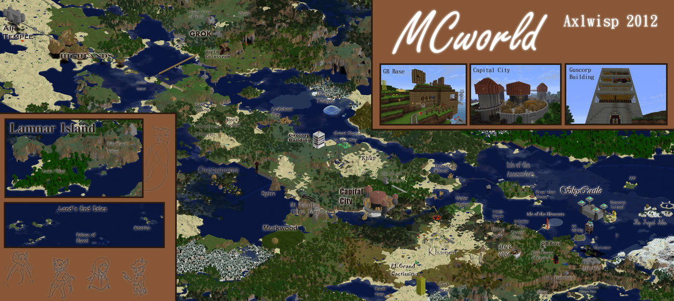 Mkworld Map Layout New MCworld Map! by Axlwisp on DeviantArt