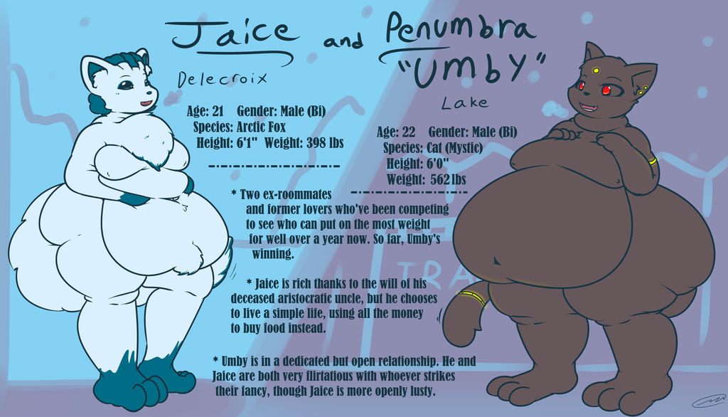 Jaice and Umby Ref (Redesign) by Axlwisp