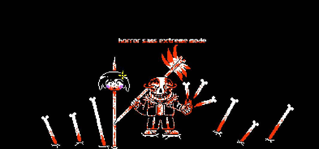 Horror sans extreme mode by vau647 on DeviantArt