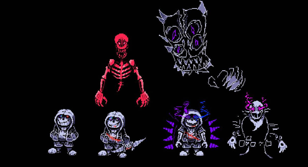 Dusttale Menu Dusttale last genocide phase1-3 by vau647 on DeviantArt