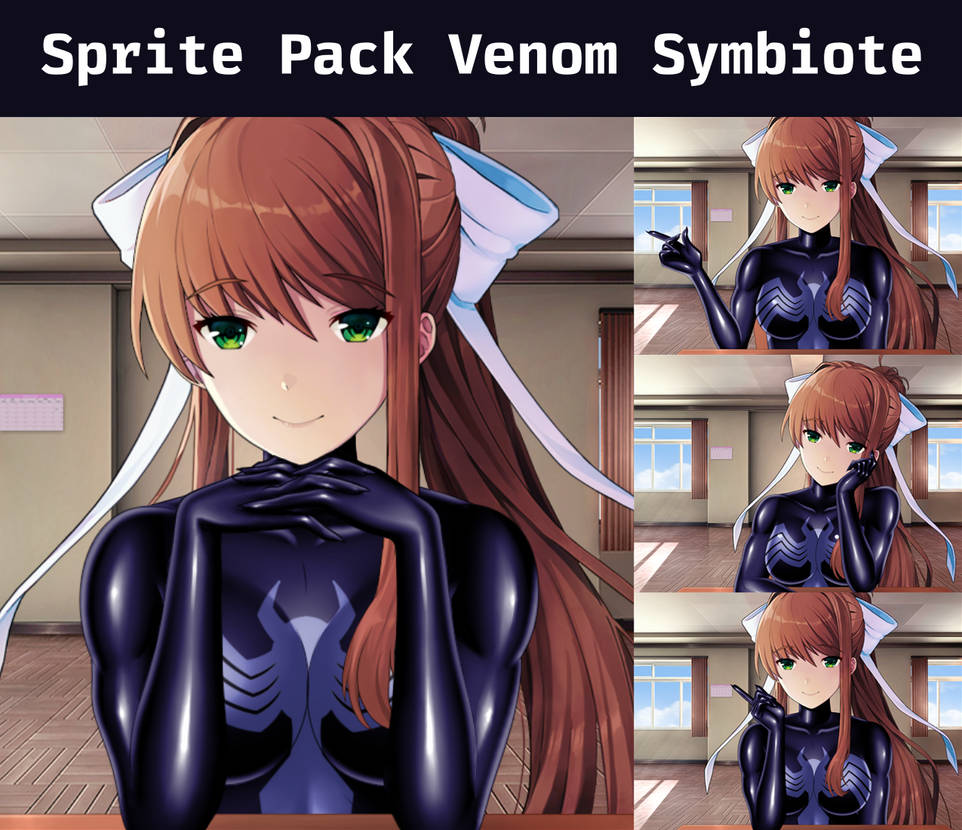 Monika Venom Sprite Pack by asecino1999 on DeviantArt