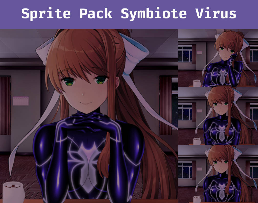 Monika Virus Sprite Pack by asecino1999 on DeviantArt