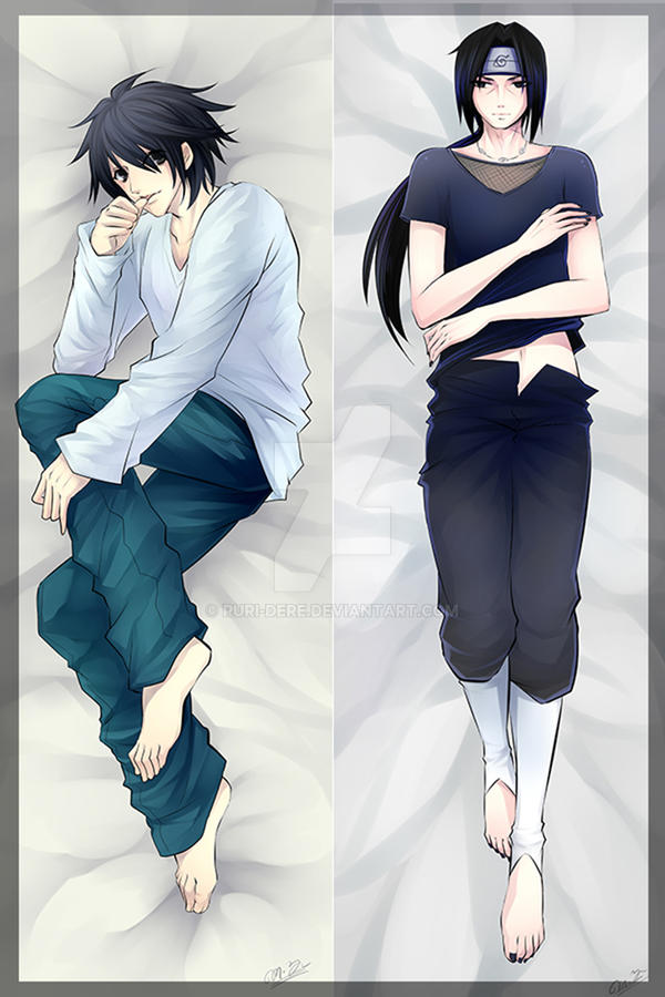 Commission: Itachi and L pillow