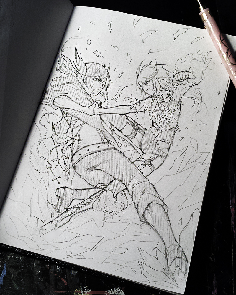 Battle Scene Sketch... by Ruri-dere on DeviantArt Battle Scene Sketch... by Ruri-dere on DeviantArt