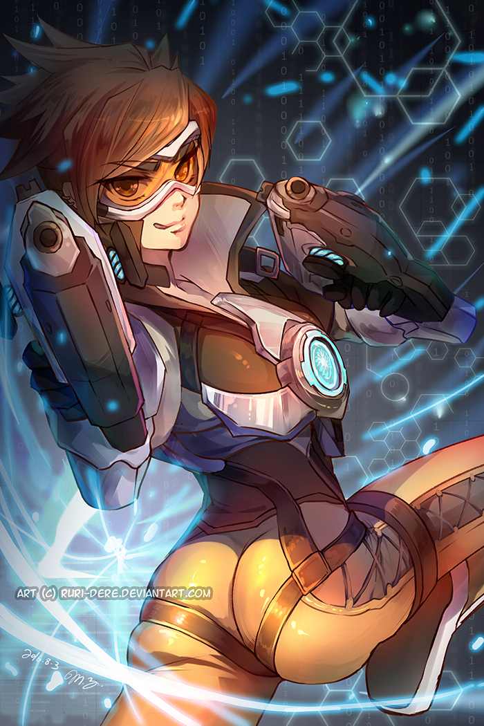 Tracer Overwatch Fanart by Rattish-ra on DeviantArt