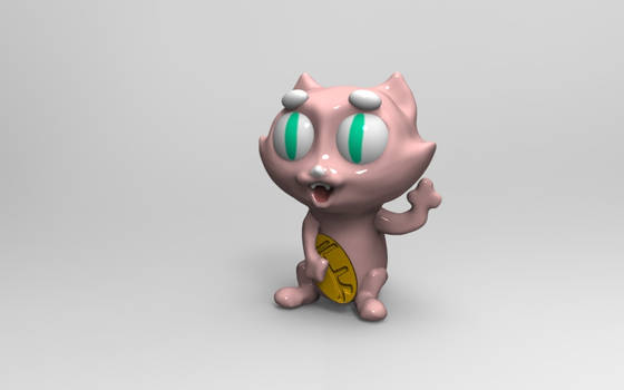 WIP ShimaLuan Meneki-Neko for 3D printing