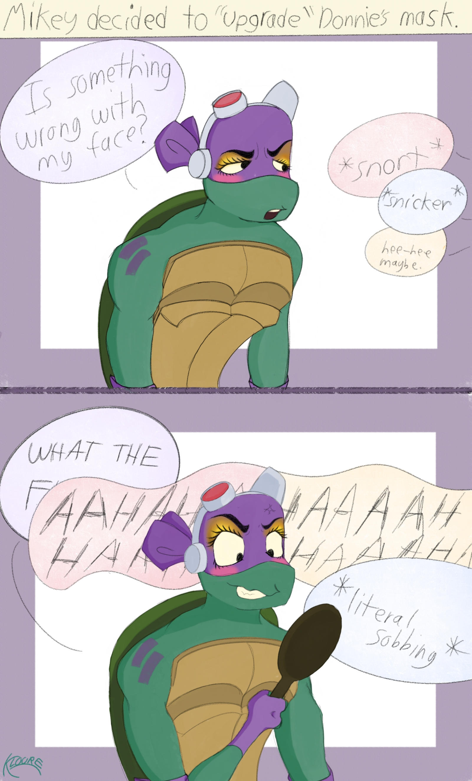 Maskymask2004 Rottmnt ROTTMNT Upgraded Mask Full Comic by Kloure-Dezikre on DeviantArt