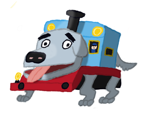 Thomas the Dog Engine - RyanFalls by jingerjargon on DeviantArt