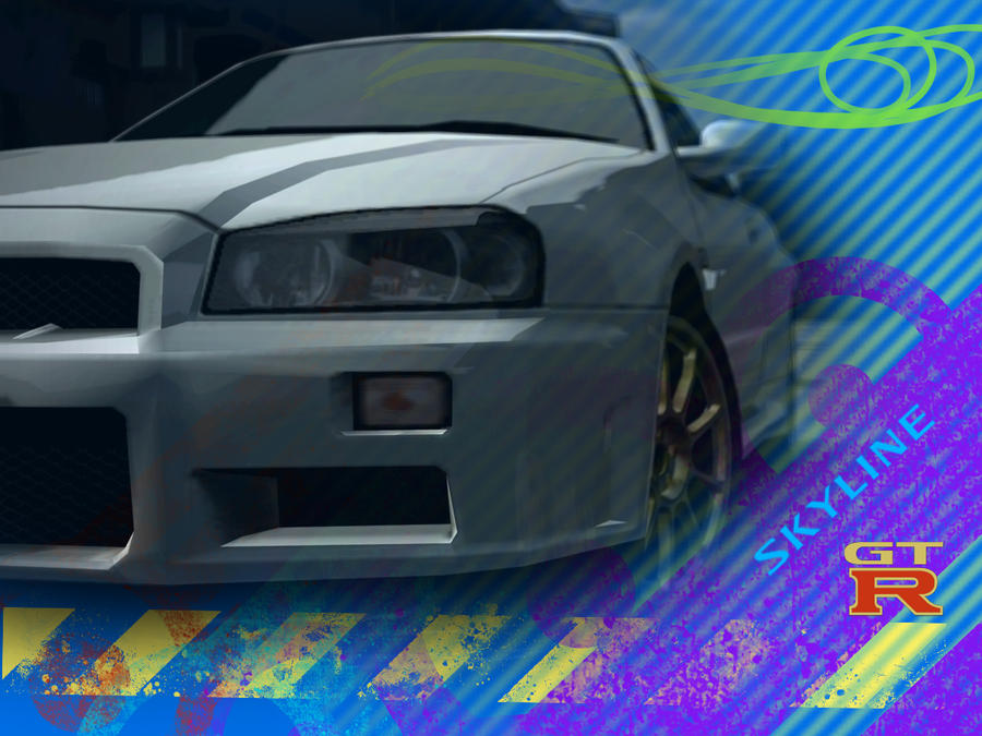 Skyline R34 by AZ-1 on DeviantArt