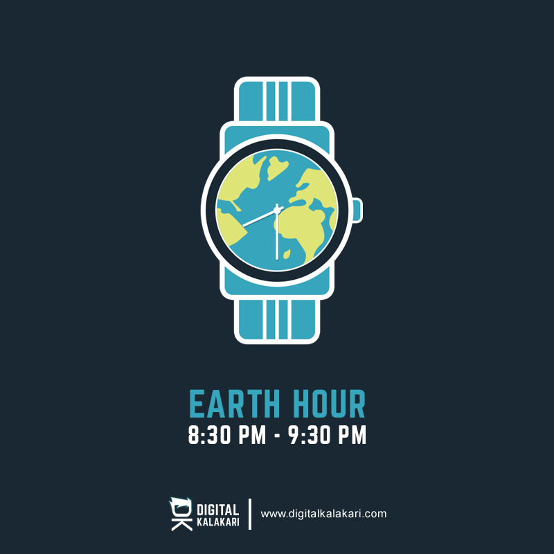 Earth Hour Poster Design By Digitalkalakari On Deviantart