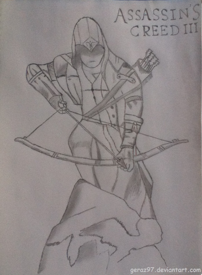 Connor - Assassins' Creed (3D Drawing) by Ankredible on DeviantArt