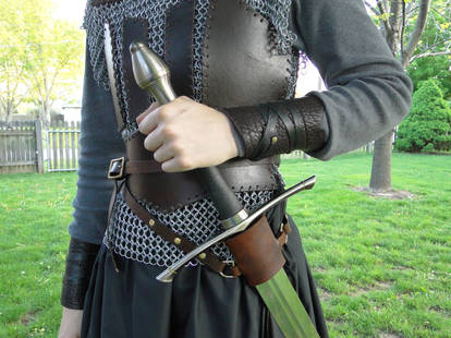 Chainmail Bra - modeled by Moatis on DeviantArt