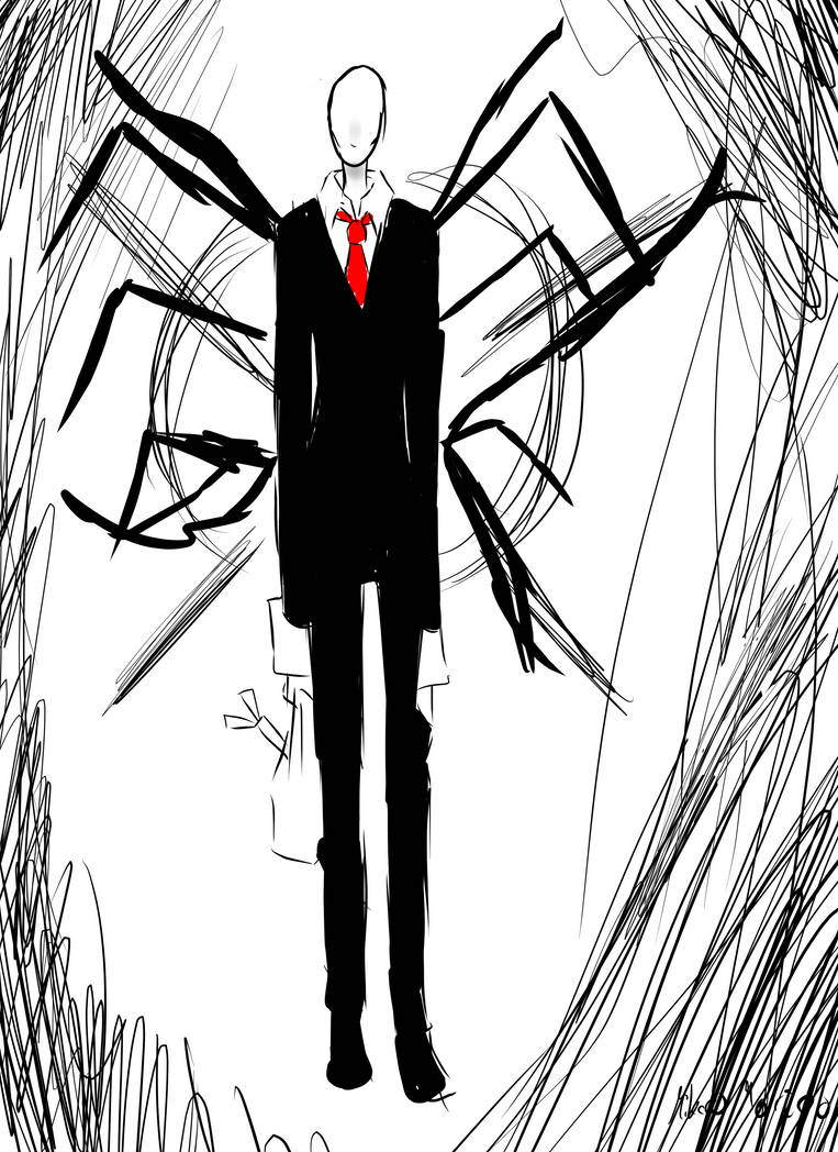 Sad Slender Slenderman(sketch) by MikeruMorino on DeviantArt