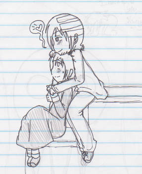 FemaleChrona and Kid sketchy