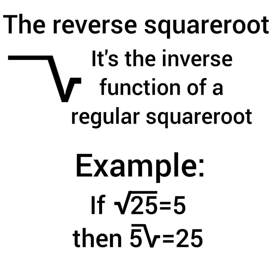 Square Root Reversing Math The Reverse square root by ArruxCorp2024 on DeviantArt