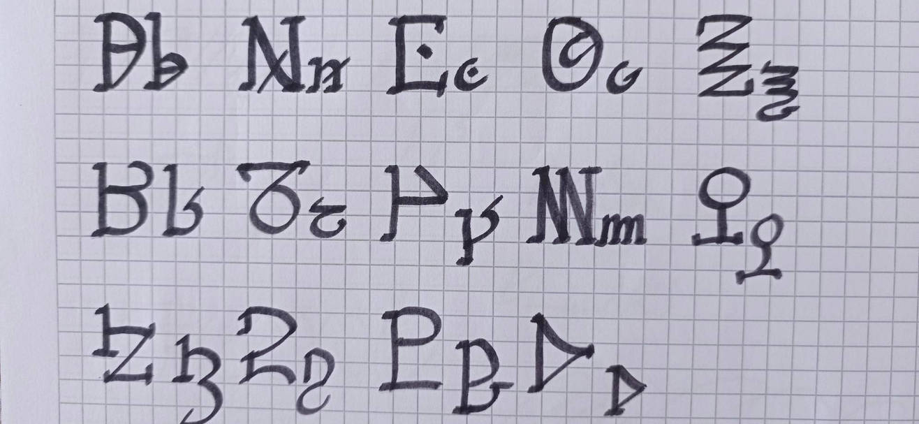 New letters in latin alphabet by ArruxCorp2024 on DeviantArt