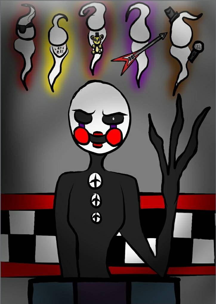 Puppet - Five nights at Freddy's by JunLilith on DeviantArt in 2023