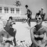 at the beach in 1952