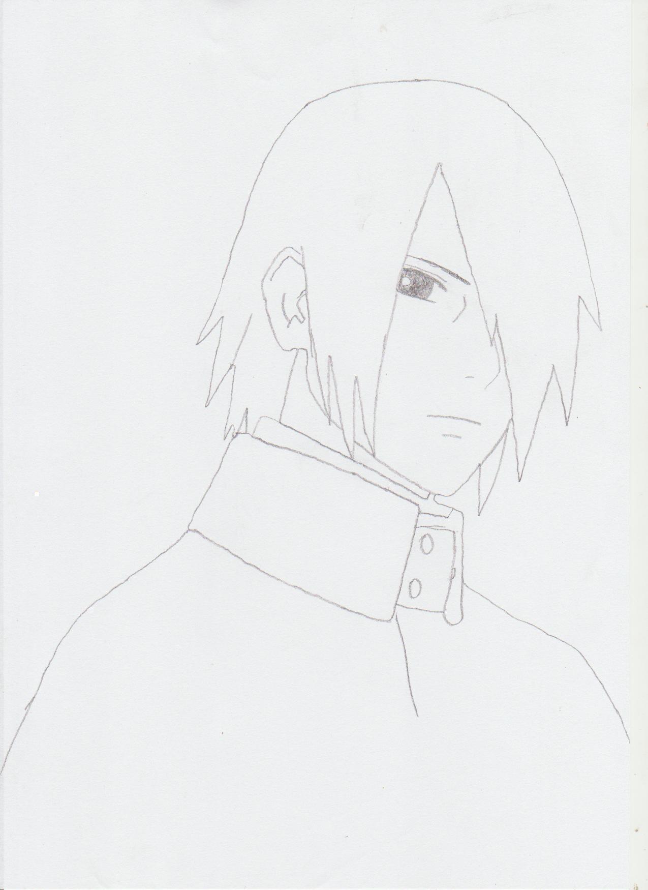 HOW TO DRAW SASUKE (BORUTO) 