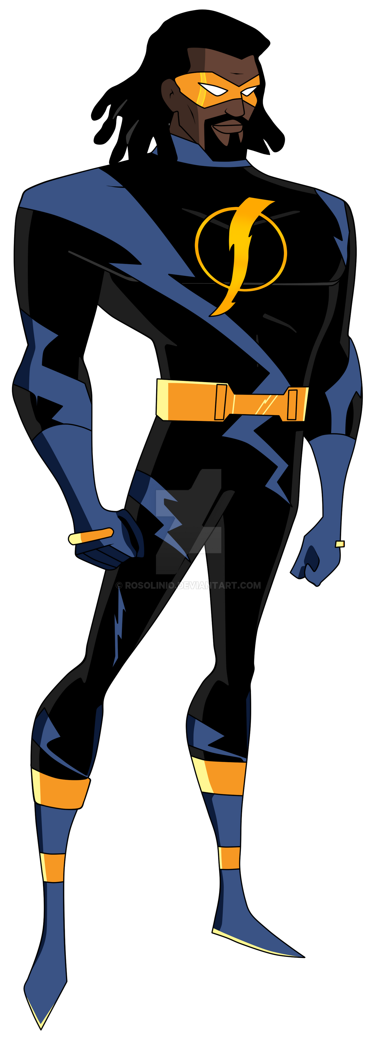 Static Shock - DCAU - JLU Style by rosolinio on DeviantArt