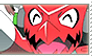 Super smiling shoutmon stamp