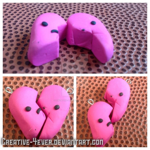 Broken Heart Kawaii Charms