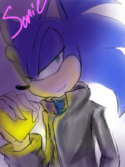 Dark sonic by misomin77 on deviantART