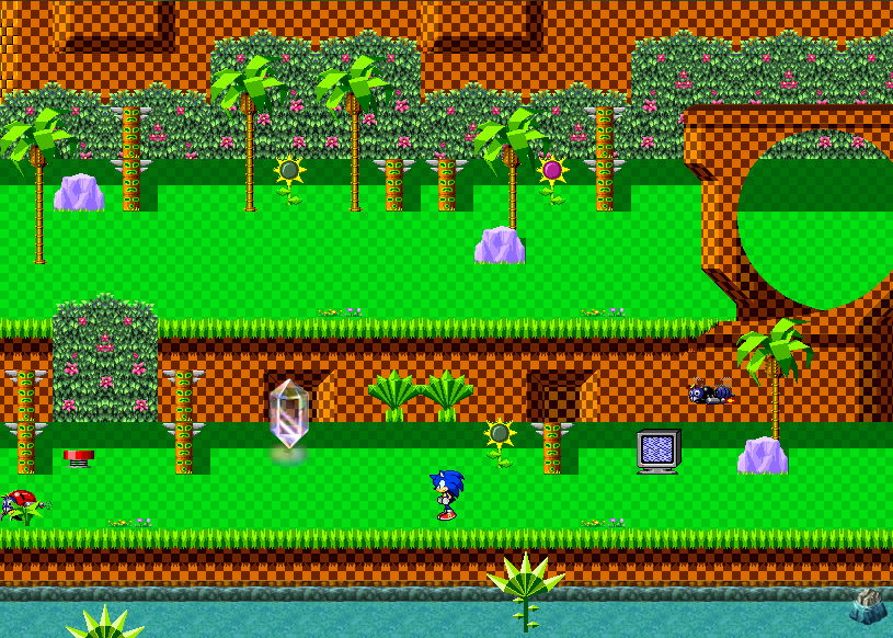 Green Hill Zone SONIC E.X.E[RPG]