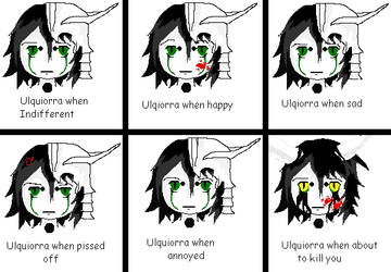 Ulquiorra Moods Chibbi