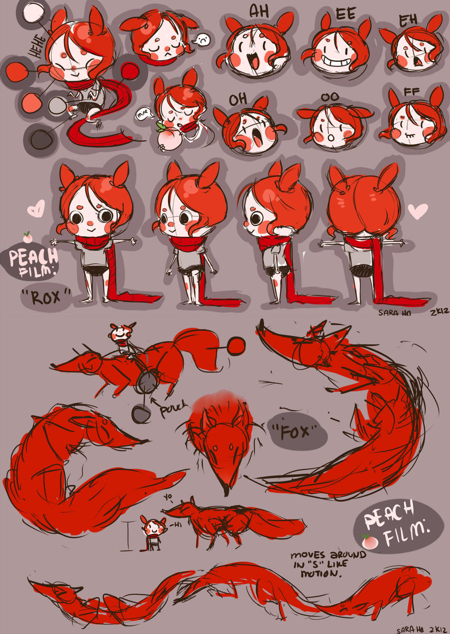 Peach Film: Character Design by ohmonah