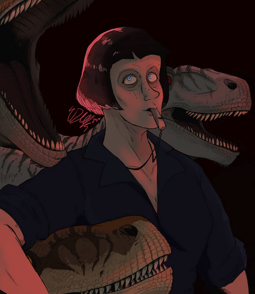 Atrociraptor Lady by JurassicJuan on DeviantArt