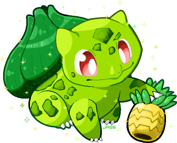 001 Shiny Bulbasaur by dakshkohli23 on DeviantArt