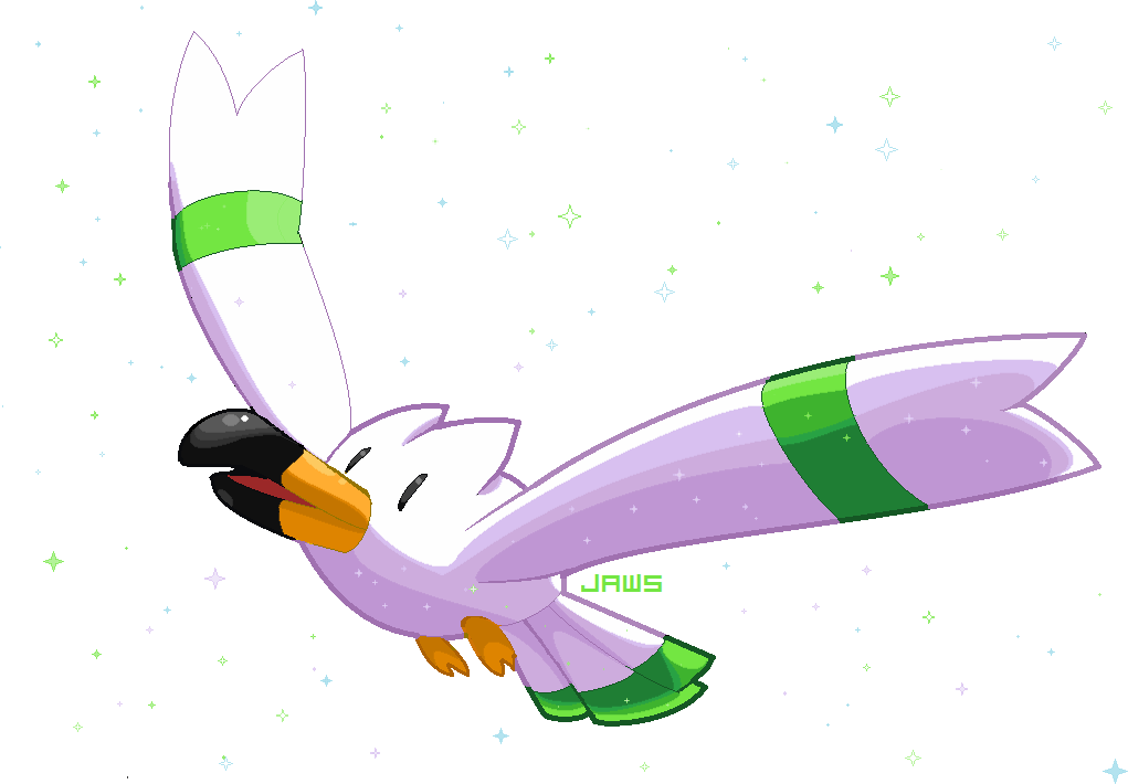 Shiny Wingull by WillowPendragon on DeviantArt
